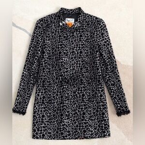 Philosophy di Lorenzo Serafini Sequined Coat mini dress in animal print lace